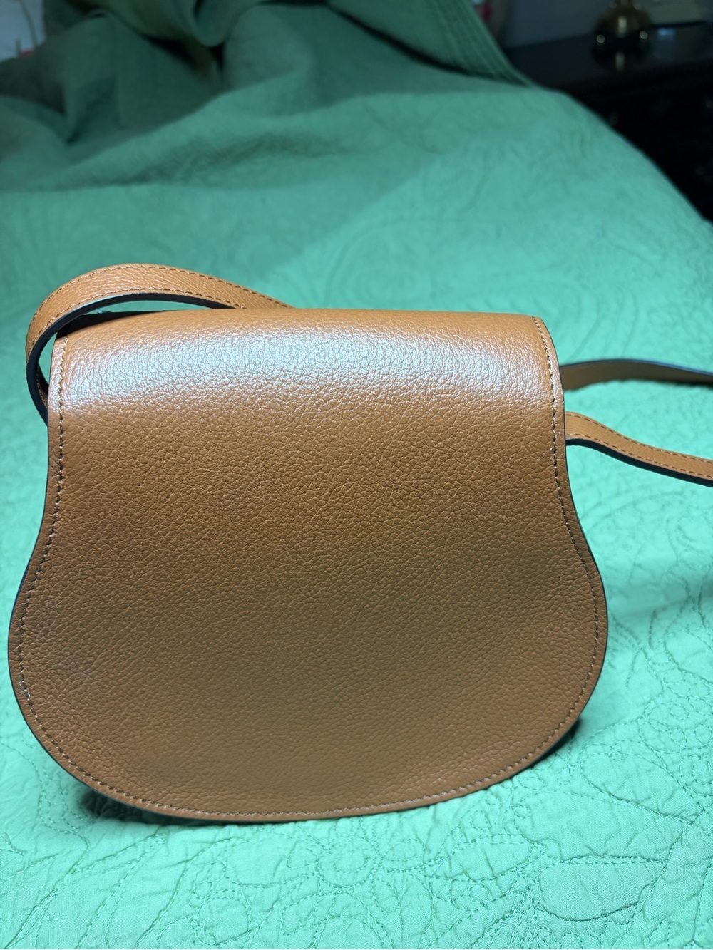 Chloe Tan Marcie Small Saddle Crossbody Bag NEW - Picture 2 of 10